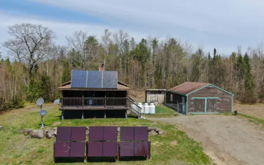 Off-Grid Log Cabin Retreat on 65± Acres