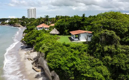 Beachfront Retreat with 2 Homes for Rent, Punta Caelo, San Carlos