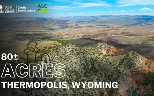 80 Acres Surrounded by BLM West of Thermopolis, Wyoming