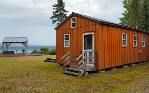 Camp with 584 Feet of Beachfront on Madagascal Pond