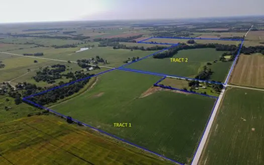 38.5+- acres for auction – 2 tracts