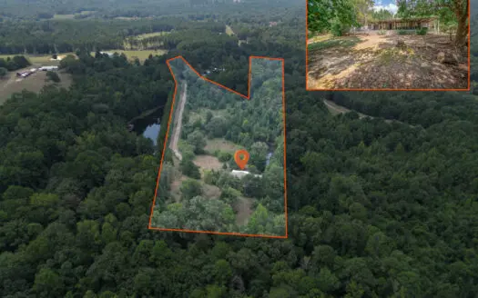 Country Manufactured Home on 9.6± acres gated with fencing & pond