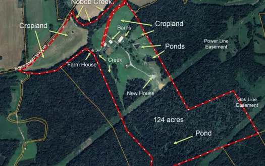 Kentucky Multi-Family Retreat, 124 Acres, 2 Houses, Creeks, Ponds