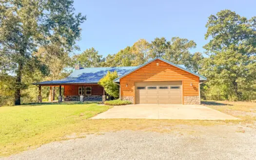 Log-Sided Home in the Woods – Atoka County, OK