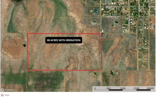 Irrigated Farm Land For Sale In Norwood, Colorado