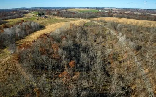 Discover 10± acres of pristine Driftless Region beauty atop Turbe