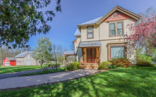 Victorian Farmhouse on the Crystal River for sale Waupaca WI