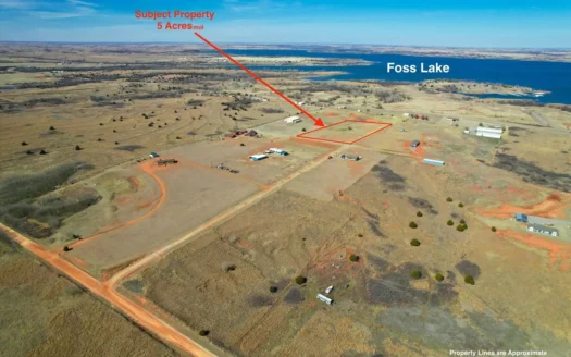 5-Acre Lake View Property | Foss Lake, Oklahoma