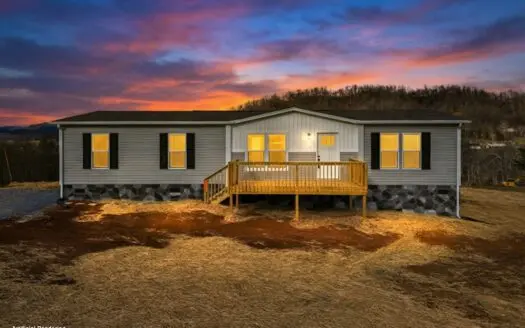 New Doublewide on 1.05 acres for sale in Rogersville Tennessee