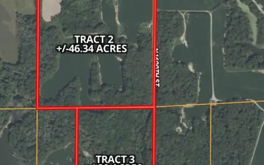 132± Acres in Jasper County, IL – 4 Tracts – Farmland, Hunting