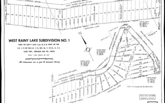 Beautiful Buildable Lot for sale Millersburg MI