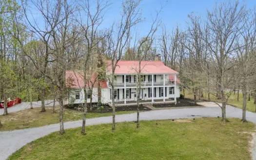 Middle TN Estate for Sale: Two Homes, Log Cabin, Acreage, Hunting