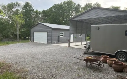 Land with RV parking and shop building