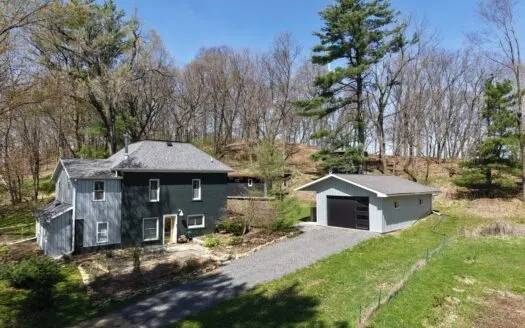 Viroqua City Home on 1.02 Mostly Wooded Acres Driftless Region