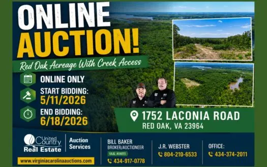 Online-Only Auction: 7± Ac Red Oak Tract Borders WMA