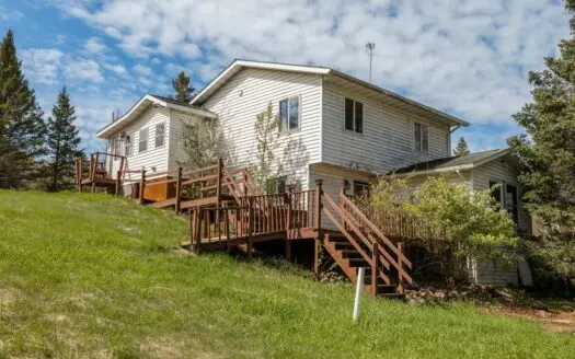 Home or Cabin on 8 Acres with Birch Creek Frontage