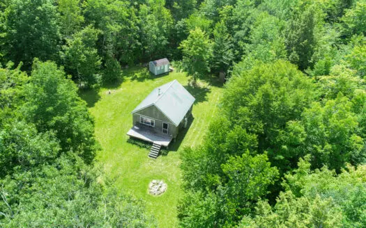 Off Grid Camp with 34 Acres – Abbot, Maine