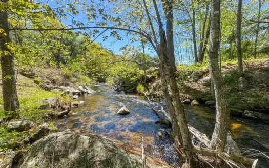 6.01 Acres with Water Frontage on Bear River – Bridgton, Maine