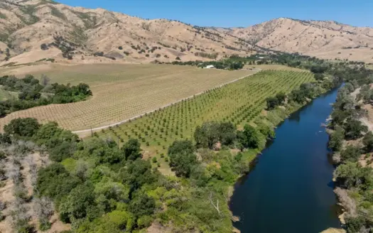 Winters, California Waterfront Acreage with 2 Homes for Sale