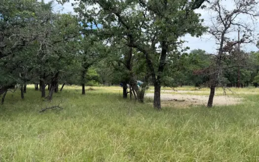 Oak Point Lake Brownwood TX Lot with Trees and Lake Access