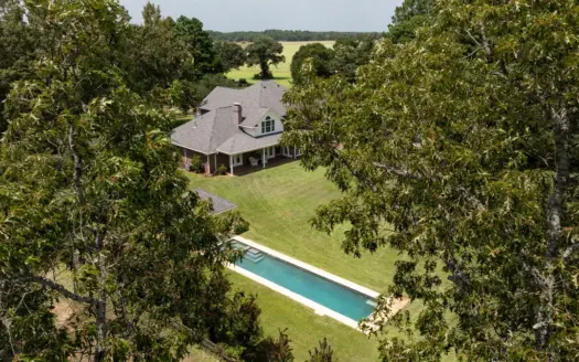 East TX Recreational Ranch for Sale Bullard TX with Estate Home