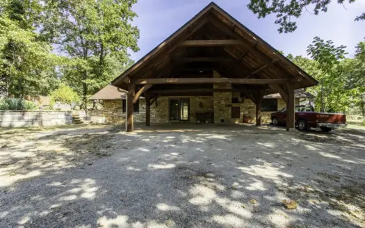 Custom Timber-Frame & Stone Estate | 20 Acres In Highland Ar