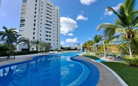 Furnished Beach Apartment with Partial Ocean View in Playa Blanca