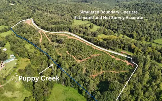 16± Acres For Sale with Creek Frontage in Patrick County, VA