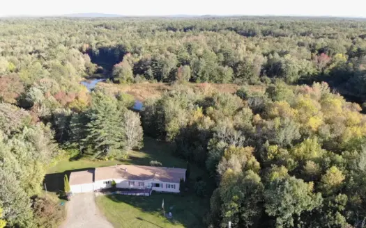 Private Stream Front Retreat on 12+ Acres with Multiple Garages