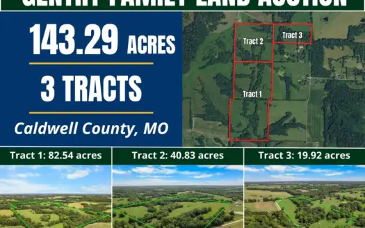 Tract 1: 82.54 Acres of Secluded Land Near Mirabile, Missouri