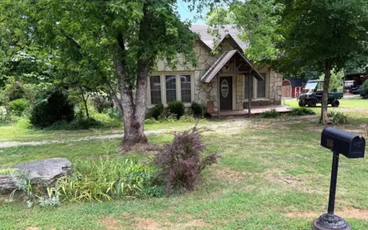 Historic home with shop and cabin in Hardy AR for sale