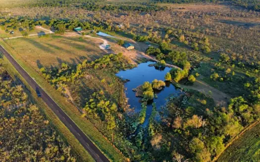 26 acres with Log Home and Guest Cabin in Jack County Texas