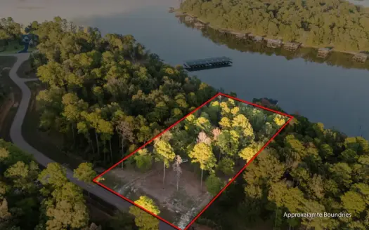 Lake Bob Sandlin Waterfront Lot with 2040 Sq Ft Boathouse