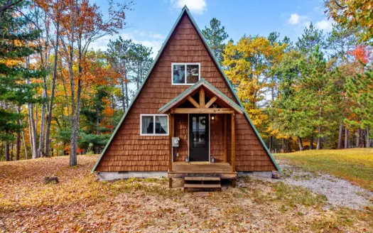 Northern Michigan A-Frame Cabin – 2 Lots in Canada Creek Ranch