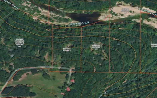 5 Acres Bordering Crooked Creek