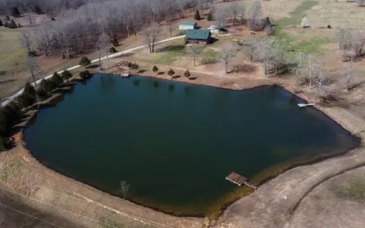 Custom Cedar Log Home with Lake & Dock South Central Ozarks