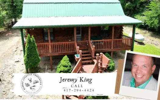 Log Cabin for Sale on Lake Norfork, Ar