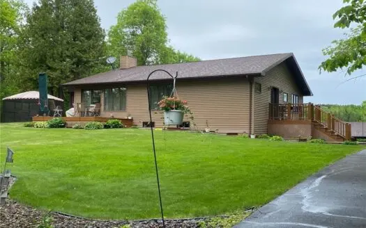 Lakefront Home W/ Sandy Shoreline for Sale on Sturgeon Lake