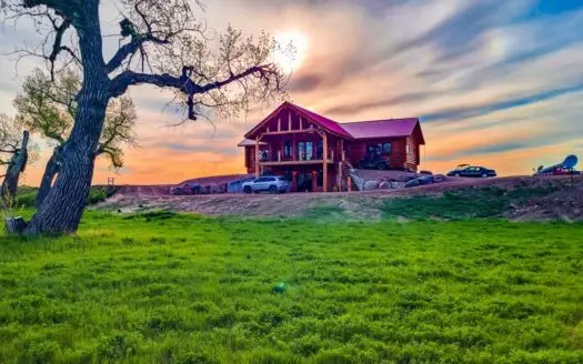 Riverfront Hunting Property W/ Log Home in Northeastern, Mt