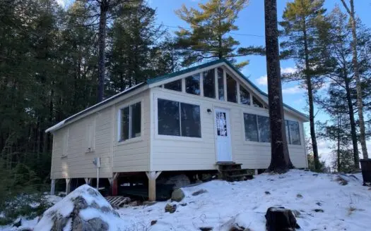 Lakefront Island Cabin