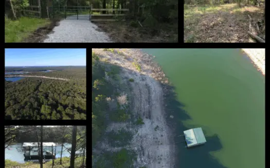 Off the Grid-10 Acres on Bull Shoals Lake with 2 Stall Dock