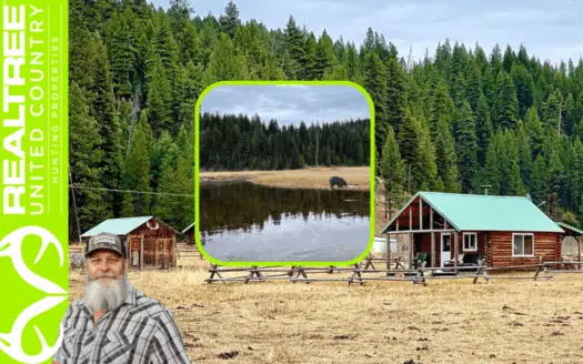 Cabin on Red River at the Gateway to the Idaho Wilderness