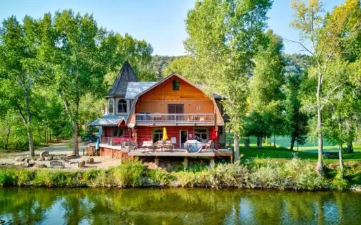 Stunning Riverfront Log Home in Dolores, CO – A True Colorado Retreat!
