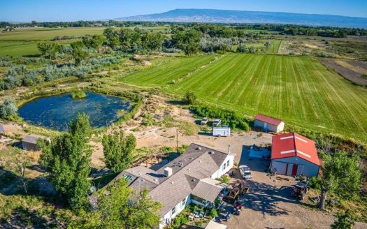 Olathe Colorado riverfront real estate listing photo 1
