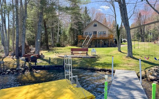Lincoln Maine waterfront real estate listing photo 1