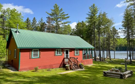 Lakeville Maine waterfront real estate listing photo 1