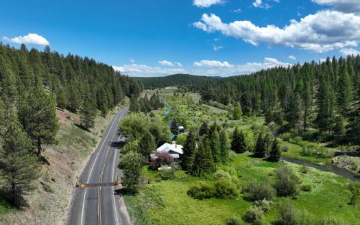 Bates Oregon riverfront real estate listing photo 1