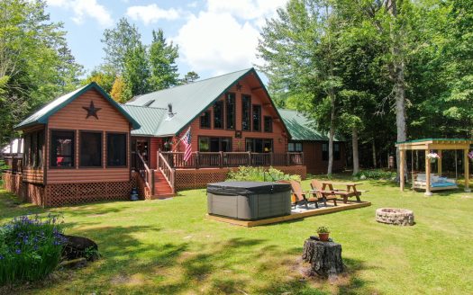 Lakeville Maine waterfront real estate listing photo 1