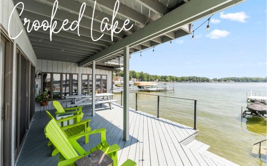 Angola Indiana waterfront real estate listing photo 1