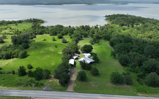 Clayton Oklahoma waterfront real estate listing photo 1
